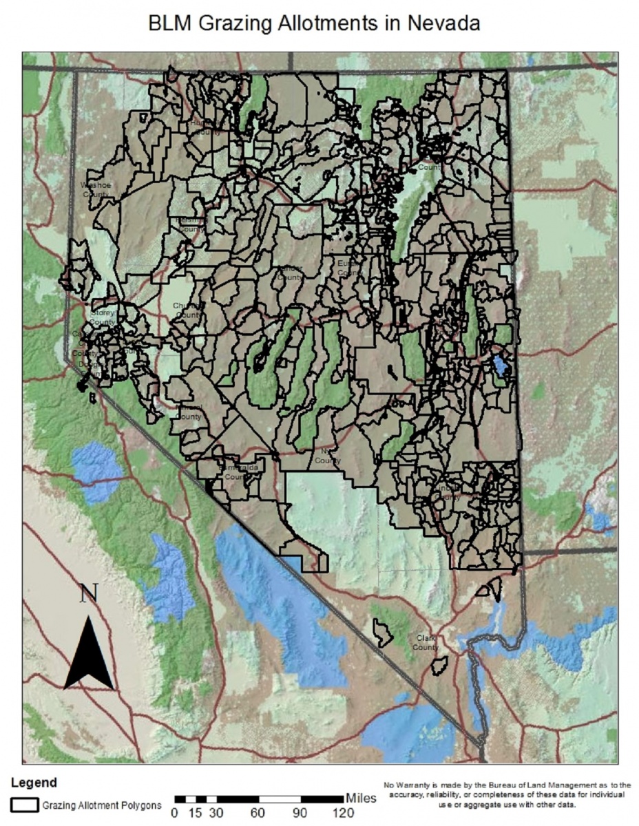 Nevada Blm Maps Public Lands 7915